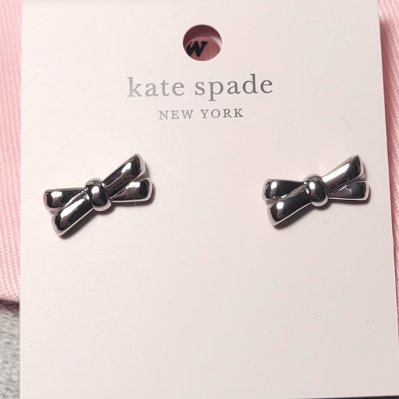 Kate Spade Double Bow Earrings - Picture 4 of 11